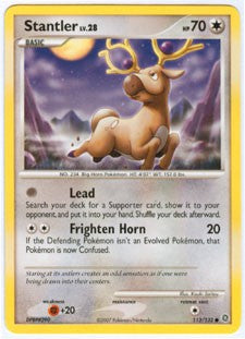 Pokemon Secret Wonders Common Card - Stantler 113/132
