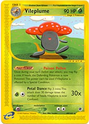 Pokemon Expedition - Vileplume Card #69