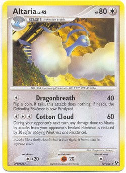 pokemon card altaria Pokemon Diamond & Pearl Great Encounters Rare Altaria #12