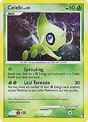Pokemon Diamond & Pearl Mysterious Treasures- Celebi(Holofoil)