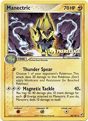 Pokemon Promo Card - Manectric (Prerelease)