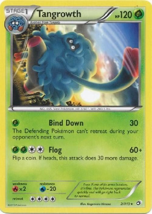 Tangrowth 2/113 - Pokemon Legendary Treasures Rare Card