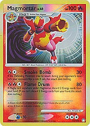 Pokemon Diamond & Pearl Mysterious Tresures - Magmortar (Reverse Holofoil)