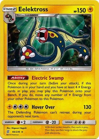 Eelektross - 66/236 - Holo Rare Sun & Moon: Unified Minds