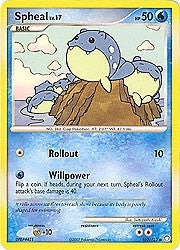 Pokemon Diamond & Pearl Mysterious Treasures-Spheal