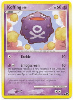 Pokemon Diamond & Pearl Great Encounters - Koffing (Common) Card PokeOrder.com Pokemon Diamond & Pearl Great Encounters - Koffing (Common) Card PokeOrder.com