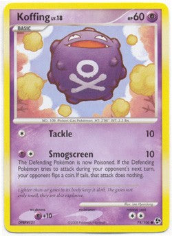 Pokemon Diamond & Pearl Great Encounters - Koffing (Common) Card