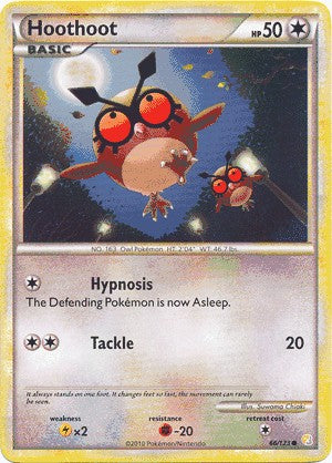 pokemon card hoothoot Pokemon HeartGold SoulSilver Single Card Common Hoothoot 66/123 – PokeOrder.com