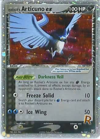 Pokemon Team Rocket Returns Card - Rocket's Articuno ex 96/109