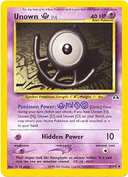 Pokemon Neo Discovery - Unown (Undo)