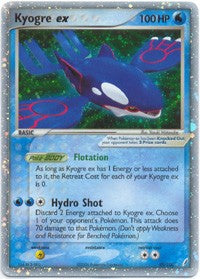 Pokemon EX Crystal Guardians Ultra Rare Card - Kyrogre ex 95/100