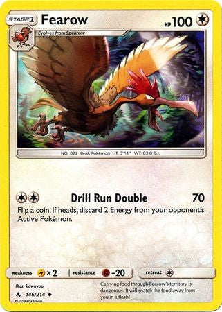 Fearow - 146/214 - Sun & Moon: Unbroken Bonds Uncommon