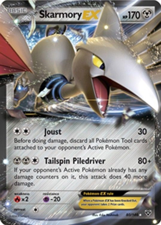 Skarmory EX 80/146 - Pokemon XY Holo Ultra Rare Card
