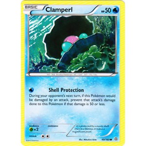 Clamperl (49/160) [XY: Primal Clash] Heavily Played Reverse Holofoil