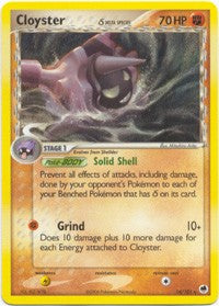Pokemon EX Dragon Frontiers - Cloyster Card