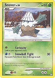 Pokemon Diamond & Pearl Mysterious Treasures- Snover