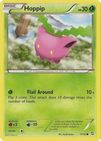Hoppip 1/124 - Pokemon Dragons Exalted Common Card
