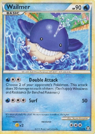 Pokemon Card HS Triumphant Wailmer Uncommon 52/102