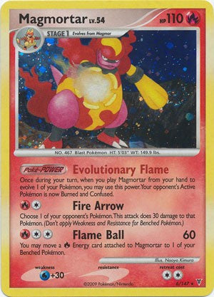Pokemon Supreme Victors Ultra Rare Card - Magmortar 6/147