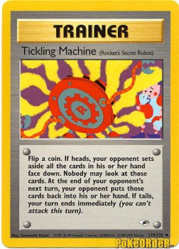 Pokemon Gym Heroes Uncommon Card - Tickling Machine 119/132