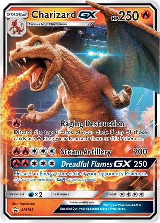 Charizard GX - SM195 - Promo Pokemon Sun & Moon Promos