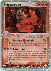 Pokemon EX Dragon Ultra Rare Card - Magcargo ex 95/97