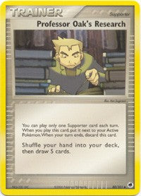 Pokemon EX Dragon Frontiers - Professor Oak's Research Card
