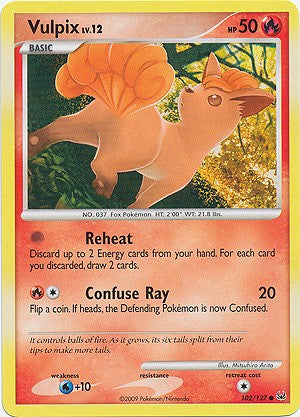 Pokemon Platinum Edition Common Card