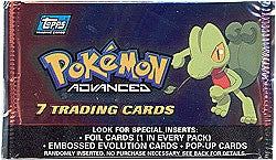 Topps Pokemon Advanced Card Pack Topps Pokemon Advanced Card Pack