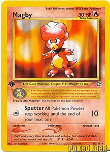 Neo Genesis Rare - Magby PokeOrder.com Neo Genesis Rare - Magby PokeOrder.com