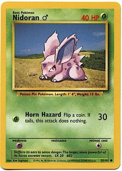 Pokemon Basic Common Card - Nidoran 55/102