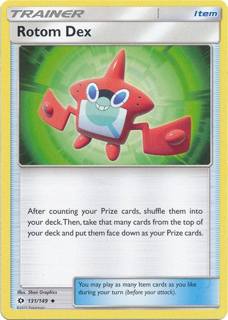 Pokemon Sun & Moon Base Set Rotom Dex #131