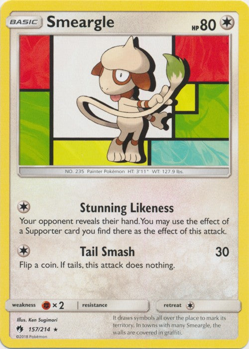 Smeargle - 157/214 Pokemon » SM Lost Thunder Rare
