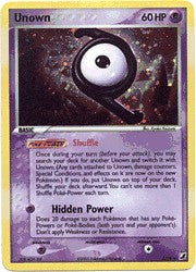 Pokemon ex Unseen Forces - Unown Z