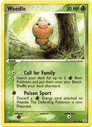 Pokemon EX Fire Red & Leaf Green - Weedle