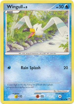 Pokemon Platinum Arceus Single Common Wingull 81/99