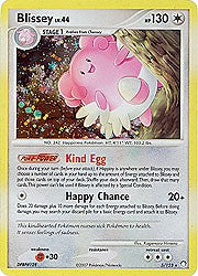 Pokemon Diamond & Pearl Mysterious Treasures- Blissey(Holofoil)
