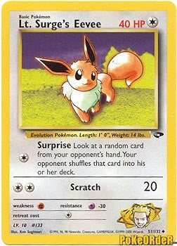 Gym Challenge - Lt. Surge's Eevee