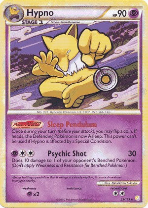 Pokemon HeartGold SoulSilver Single Card Rare Hypno 23/123