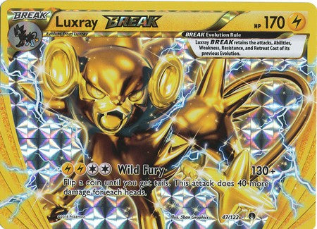 Luxray BREAK 47/122 Rare - Pokemon XY Breakpoint Card
