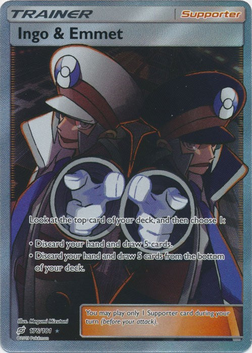 Ingo & Emmet (Full Art) - 176/181 Pokemon » SM Team Up Ultra Rare