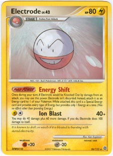 Pokemon Diamond & Pearl Secret Wonders Rare Electrode #26