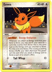 Pokemon EX Unseen Forces Common Card - Eevee 55/115