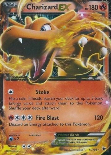 Charizard EX 11/106 - Pokemon XY Flashfire Ultra Rare Card PokeOrder.com Charizard EX 11/106 - Pokemon XY Flashfire Ultra Rare Card PokeOrder.com