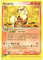 Pokemon Sandstorm Rare Card - Arcanine 15/100