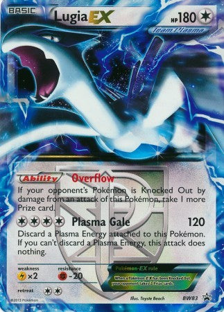 Lugia EX BW83 - Pokemon Ultra Rare Promo Card
