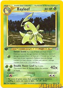 Pokemon Neo Genesis - Bayleef Card