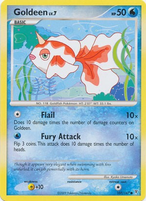 Pokemon Supreme Victors Common Card - Goldeen 107/147