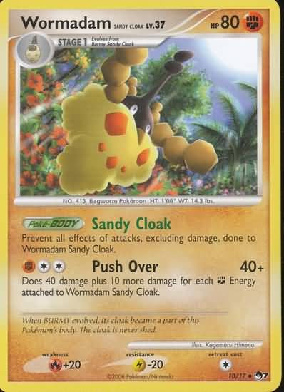 Pokemon Wormadam 10/17 Uncommon Promo Single Card