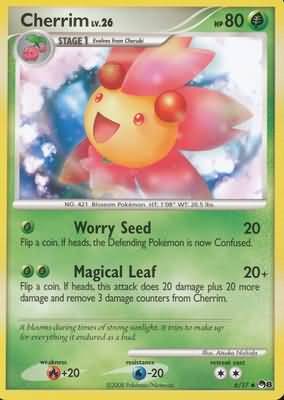 Pokemon Cherrim 6/17 Uncommon Promo Single Card